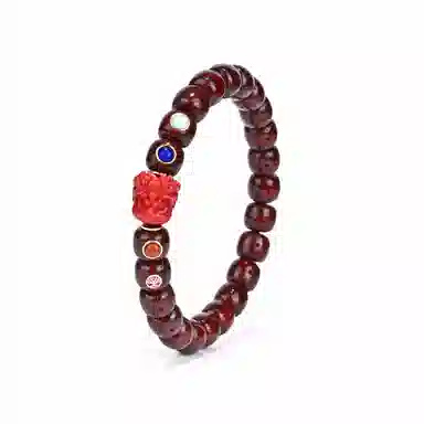 钰澜文玩 【赤焰】 自由大鹏鸟搭配款 星月菩提 手串 男女同款情侣款