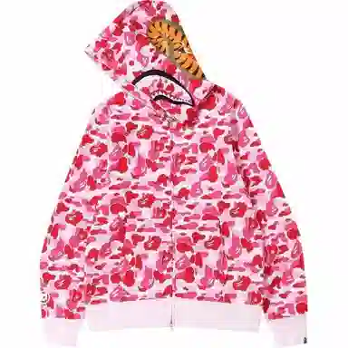 A BATHING APE SS23 Abc Camo Shark Hoodie