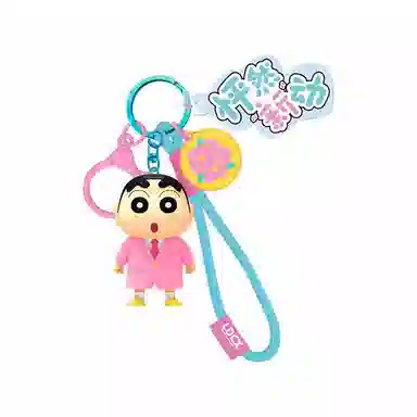 灵动创想 小新的日常 第二弹 可爱卡通书包挂饰 塑胶 挂件 男女同款情侣款 多巴胺配色