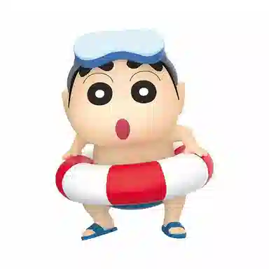 灵动创想 小新的日常 第二弹 可爱卡通书包挂饰 塑胶 挂件 男女同款情侣款 多巴胺配色