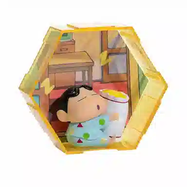 灵动创想 小新的日常 第二弹 可爱卡通书包挂饰 塑胶 挂件 男女同款情侣款 多巴胺配色