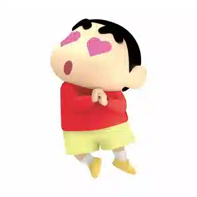 灵动创想 小新的日常 第二弹 可爱卡通书包挂饰 塑胶 挂件 男女同款情侣款 多巴胺配色