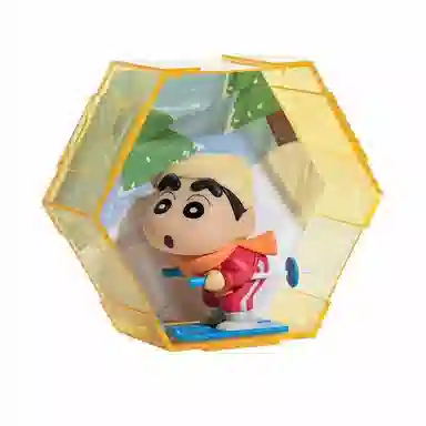 灵动创想 小新的日常 第二弹 可爱卡通书包挂饰 塑胶 挂件 男女同款情侣款 多巴胺配色