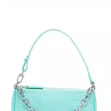 By Far Mini Rachel Mint Blue