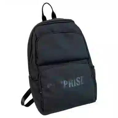 泰克森 中性风休闲简约日常通勤时尚百搭 尼龙 双肩包 男女同款情侣款 白色/黑色/蓝色