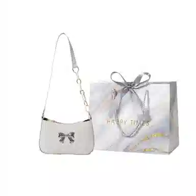 Miss Angel Bow Design Shoulder Bag