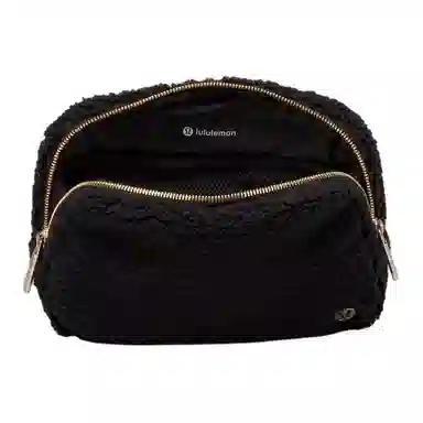 lululemon Everywhere Logo Large Belt Bag Black Gold