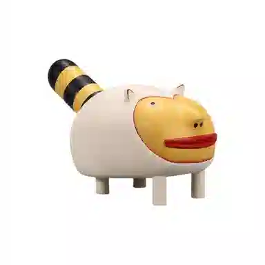 咕轹 手绘卡通昆虫抽象艺术装饰品摆件玄关客厅房桌面树脂软装  潮流衍生品