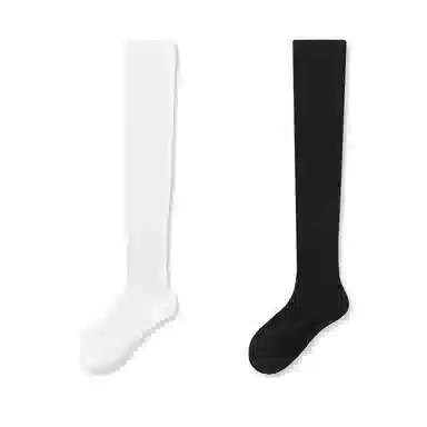 亲相见 舒适透气抗菌简约过膝袜 女款 组合装