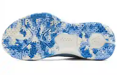 匹克 舒适时尚 休闲百搭 减震防滑耐磨 低帮 篮球鞋 女款 白蓝色