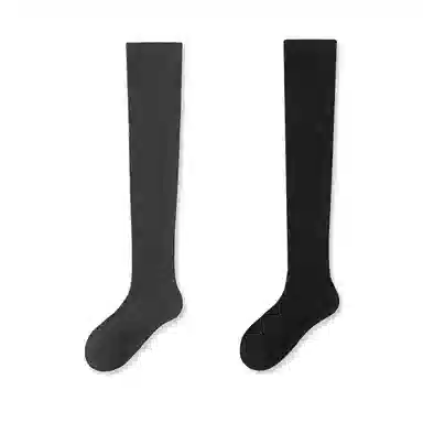 亲相见 舒适透气抗菌简约过膝袜 女款 组合装