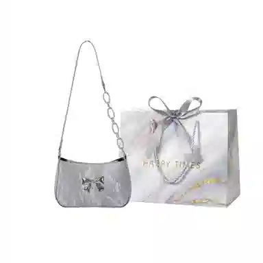 Miss Angel Bow Design Shoulder Bag