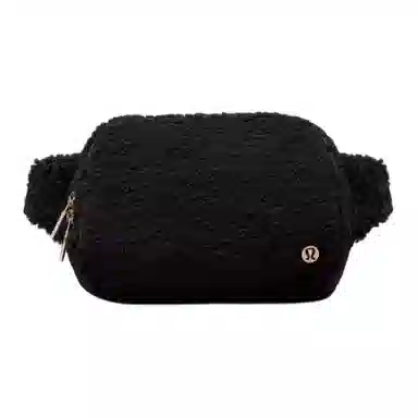 lululemon Everywhere Logo Large Belt Bag Black Gold