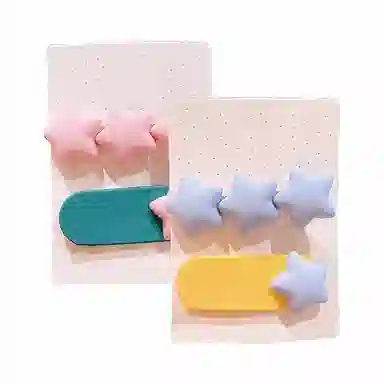 简应舒 可爱侧边发卡刘海夹边夹碎发小夹子 树脂 发夹 女款