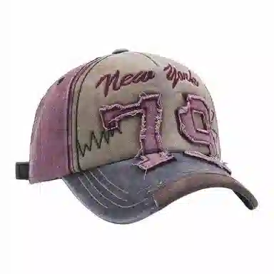 啄木鸟 欧美布贴动漫鲨鱼刺绣水洗牛仔 户外运动遮阳水洗 棉 鸭舌帽 男女同款情侣款