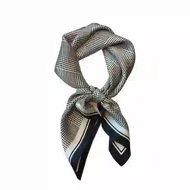 木林森 法式时尚百搭高级感护颈复古绑包 桑蚕丝 丝巾 男女同款情侣款