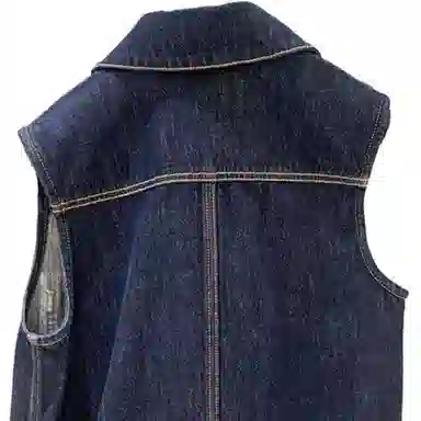 CHANEL 24 Early Spring Sleeveless Vest Navy