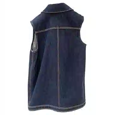 CHANEL 24 Early Spring Sleeveless Vest Navy