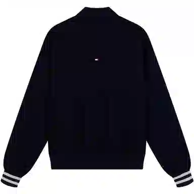 Tommy Hilfiger Reversible Jacquard Baseball Jacket