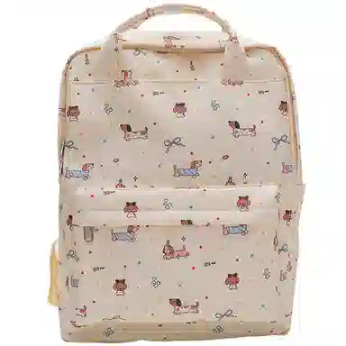 垣途者 日系可爱满印休闲简约百搭 尼龙 双肩包 女款 多色