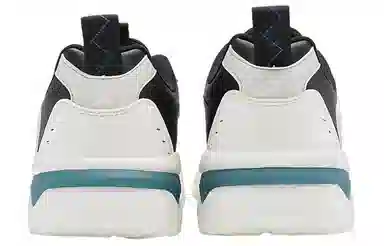 特步 百搭潮流 减震防滑 低帮 生活休闲鞋 男款 黑白