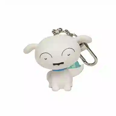 灵动创想 蜡笔小新的一天 钥匙扣 男女同款情侣款