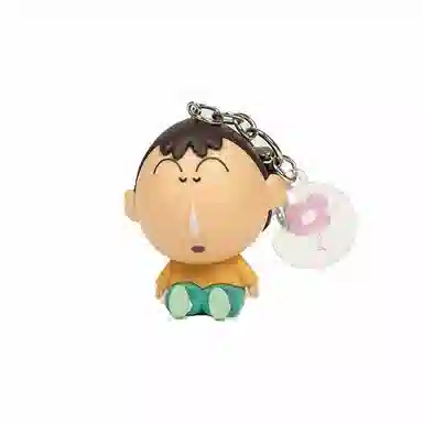 灵动创想 蜡笔小新的一天 钥匙扣 男女同款情侣款