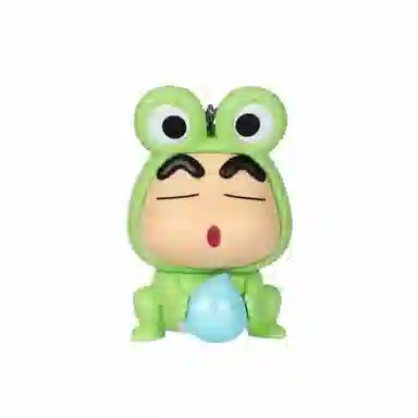 灵动创想 蜡笔小新的一天 钥匙扣 男女同款情侣款