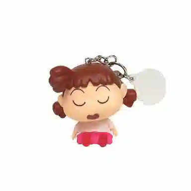 灵动创想 蜡笔小新的一天 钥匙扣 男女同款情侣款