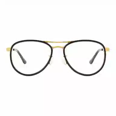 【可配度数】 佐川 近视眼镜框 复古圆脸显脸小 板材镜架钛 飞行员式 光学镜架 男女同款情侣款