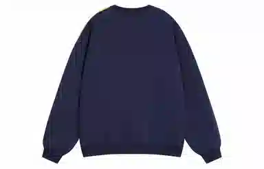 王者荣耀 鲁班七号星空梦想款美式高街基础款条杠重磅斑驳字母印花套头简约宽松柔软舒适休闲百搭长袖圆领卫衣 男女同款