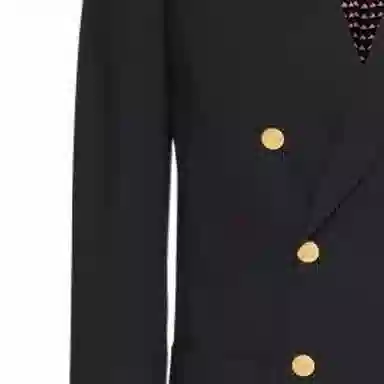 Valentino SS22 Double-Breasted Blazer Navy