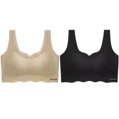 俞兆林 时尚无钢圈上托聚拢防下垂收副乳美背薄款文胸 女款 组合装