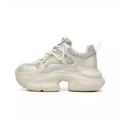 金佰川 合成革 舒适百搭 休闲时尚 显瘦 耐磨 低帮 老爹鞋 女