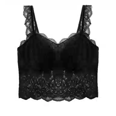 内在密码 蕾丝抹胸内搭带胸垫性感防走光美背背心 女款