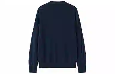 东鲸岁时记 慵懒风高级感宽松显瘦开衫外搭制服上衣针织衫 男女同款 灰野川 绀色