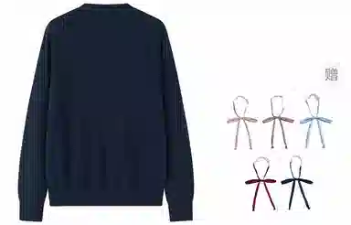 东鲸岁时记 慵懒风高级感宽松显瘦开衫外搭制服上衣针织衫 男女同款 灰野川 绀色