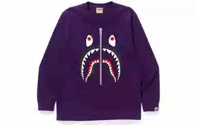 A BATHING APE Shark L/S Tee