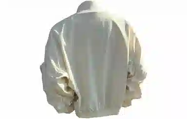 王者荣耀 鲁班七号星空梦想款 美式潮流百搭反光银立领褶皱教练保暖外套口袋拉链暗黑机能风棒球服宽松休闲运动舒适飞行员夹克 男女同款