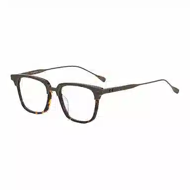 佐川 时尚复古方框大脸显脸小 可配防蓝光变色 钛板材 钛 方形 光学镜架 男女同款情侣款