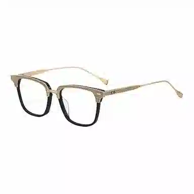 佐川 时尚复古方框大脸显脸小 可配防蓝光变色 钛板材 钛 方形 光学镜架 男女同款情侣款