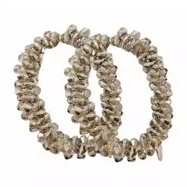 简应舒 水晶发圈头绳扎头发舒适 树脂 发饰 女款