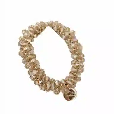 简应舒 水晶发圈头绳扎头发舒适 树脂 发饰 女款