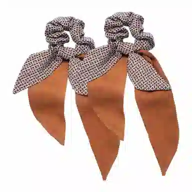 简应舒 蝴蝶结大肠百搭发绳扎马尾皮筋 布艺 发圈 女款