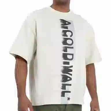 A-COLD-WALL* Logo Print T-Shirt Bone White