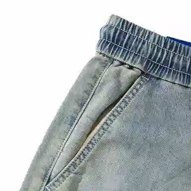 JACK JONES Wide Leg Jeans Light Denim Blue