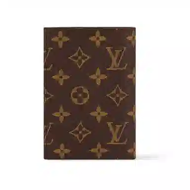 Louis Vuitton Canvas Passport Holder Brown
