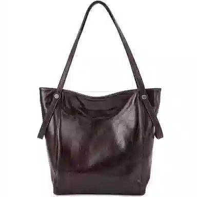 VENOF Leather Bucket Bag