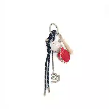 JACD Keychain Black Red