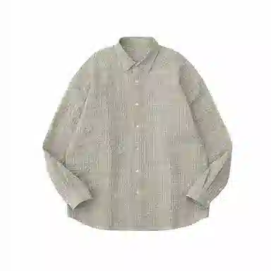 COMMON SCENTS Plaid Loose Fit Shirt